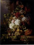 unknow artist Floral, beautiful classical still life of flowers.107 oil on canvas